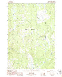 Crooked Creek Wyoming Historical topographic map, 1:24000 scale, 7.5 X 7.5 Minute, Year 1989