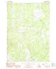 Crooked Creek Wyoming Historical topographic map, 1:24000 scale, 7.5 X 7.5 Minute, Year 1989