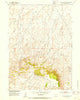 Crooks Mountain Wyoming Historical topographic map, 1:24000 scale, 7.5 X 7.5 Minute, Year 1951