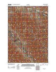Croton Wyoming Historical topographic map, 1:24000 scale, 7.5 X 7.5 Minute, Year 2012