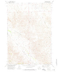 Croton Wyoming Historical topographic map, 1:24000 scale, 7.5 X 7.5 Minute, Year 1972