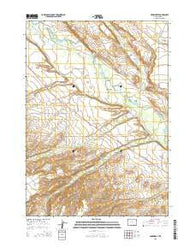 Crowheart Wyoming Current topographic map, 1:24000 scale, 7.5 X 7.5 Minute, Year 2015