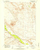Crowheart Butte Wyoming Historical topographic map, 1:24000 scale, 7.5 X 7.5 Minute, Year 1952