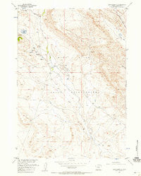 Crowheart NE Wyoming Historical topographic map, 1:24000 scale, 7.5 X 7.5 Minute, Year 1957