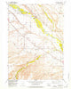 Crowheart Wyoming Historical topographic map, 1:24000 scale, 7.5 X 7.5 Minute, Year 1952