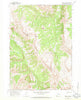 Crystal Peak Wyoming Historical topographic map, 1:24000 scale, 7.5 X 7.5 Minute, Year 1967
