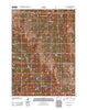 Crystal Peak Wyoming Historical topographic map, 1:24000 scale, 7.5 X 7.5 Minute, Year 2012