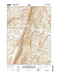 Cumberland Gap Wyoming Current topographic map, 1:24000 scale, 7.5 X 7.5 Minute, Year 2015