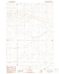 Cyclone Draw Wyoming Historical topographic map, 1:24000 scale, 7.5 X 7.5 Minute, Year 1988