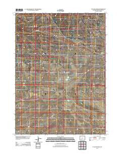 Cyclone Draw Wyoming Historical topographic map, 1:24000 scale, 7.5 X 7.5 Minute, Year 2012