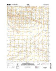 Cyclone Draw Wyoming Current topographic map, 1:24000 scale, 7.5 X 7.5 Minute, Year 2015