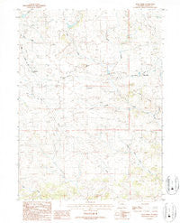 Dale Creek Wyoming Historical topographic map, 1:24000 scale, 7.5 X 7.5 Minute, Year 1987