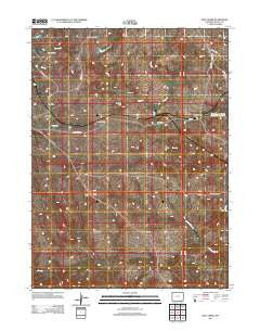 Dale Creek Wyoming Historical topographic map, 1:24000 scale, 7.5 X 7.5 Minute, Year 2012