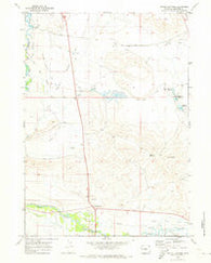 Daniel Junction Wyoming Historical topographic map, 1:24000 scale, 7.5 X 7.5 Minute, Year 1970