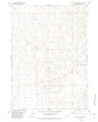 Darlington Draw West Wyoming Historical topographic map, 1:24000 scale, 7.5 X 7.5 Minute, Year 1982