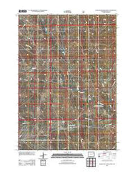 Darlington Draw West Wyoming Historical topographic map, 1:24000 scale, 7.5 X 7.5 Minute, Year 2012