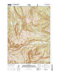 Darwin Peak Wyoming Current topographic map, 1:24000 scale, 7.5 X 7.5 Minute, Year 2015