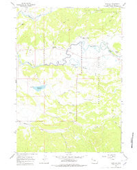 Davis Hill Wyoming Historical topographic map, 1:24000 scale, 7.5 X 7.5 Minute, Year 1965