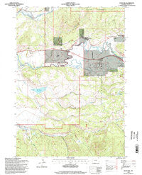 Davis Hill Wyoming Historical topographic map, 1:24000 scale, 7.5 X 7.5 Minute, Year 1996