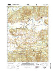 Davis Hill Wyoming Current topographic map, 1:24000 scale, 7.5 X 7.5 Minute, Year 2015