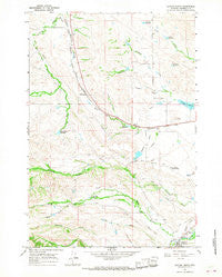 Dayton North Wyoming Historical topographic map, 1:24000 scale, 7.5 X 7.5 Minute, Year 1964