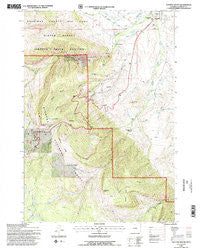 Dayton South Wyoming Historical topographic map, 1:24000 scale, 7.5 X 7.5 Minute, Year 1993