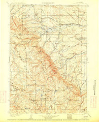 Dayton Wyoming Historical topographic map, 1:125000 scale, 30 X 30 Minute, Year 1901