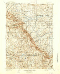 Dayton Wyoming Historical topographic map, 1:125000 scale, 30 X 30 Minute, Year 1901