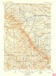 Dayton Wyoming Historical topographic map, 1:125000 scale, 30 X 30 Minute, Year 1901