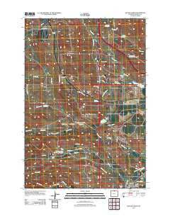 Dayton North Wyoming Historical topographic map, 1:24000 scale, 7.5 X 7.5 Minute, Year 2012