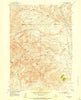 De Pass Wyoming Historical topographic map, 1:24000 scale, 7.5 X 7.5 Minute, Year 1952