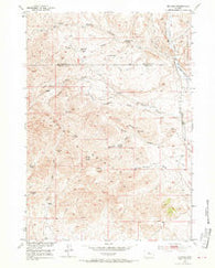 De Pass Wyoming Historical topographic map, 1:24000 scale, 7.5 X 7.5 Minute, Year 1952