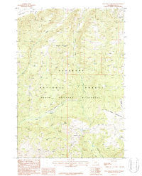 Dead Indian Meadows Wyoming Historical topographic map, 1:24000 scale, 7.5 X 7.5 Minute, Year 1987