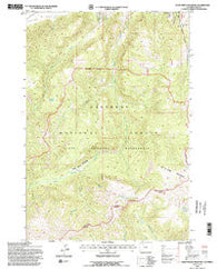 Dead Indian Meadows Wyoming Historical topographic map, 1:24000 scale, 7.5 X 7.5 Minute, Year 1991