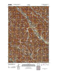 Dead Horse Lake Wyoming Historical topographic map, 1:24000 scale, 7.5 X 7.5 Minute, Year 2011