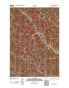 Dead Horse Lake Wyoming Historical topographic map, 1:24000 scale, 7.5 X 7.5 Minute, Year 2012