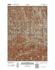 Dead Indian Hill Wyoming Historical topographic map, 1:24000 scale, 7.5 X 7.5 Minute, Year 2012