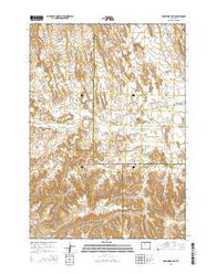 Dead Indian Hill Wyoming Current topographic map, 1:24000 scale, 7.5 X 7.5 Minute, Year 2015