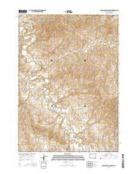 Dead Woman Crossing Wyoming Current topographic map, 1:24000 scale, 7.5 X 7.5 Minute, Year 2015