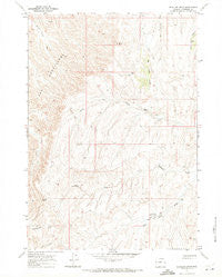 Deadline Draw Wyoming Historical topographic map, 1:24000 scale, 7.5 X 7.5 Minute, Year 1966