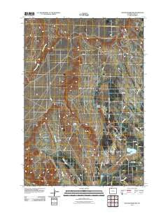 Deaver Reservoir Wyoming Historical topographic map, 1:24000 scale, 7.5 X 7.5 Minute, Year 2011