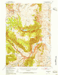 Deep Lake Wyoming Historical topographic map, 1:62500 scale, 15 X 15 Minute, Year 1950