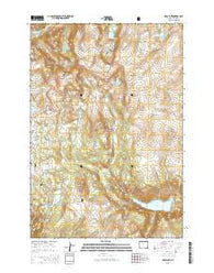 Deep Lake Wyoming Current topographic map, 1:24000 scale, 7.5 X 7.5 Minute, Year 2015