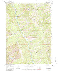 Deer Creek Wyoming Historical topographic map, 1:24000 scale, 7.5 X 7.5 Minute, Year 1965