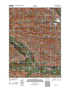 Deer Hill Wyoming Historical topographic map, 1:24000 scale, 7.5 X 7.5 Minute, Year 2012