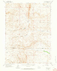 Delano Ranch Wyoming Historical topographic map, 1:24000 scale, 7.5 X 7.5 Minute, Year 1962