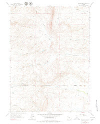 Delano Ranch Wyoming Historical topographic map, 1:24000 scale, 7.5 X 7.5 Minute, Year 1962