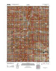 Delano Ranch Wyoming Historical topographic map, 1:24000 scale, 7.5 X 7.5 Minute, Year 2012