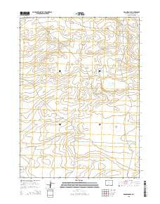 Dennison Cap Wyoming Current topographic map, 1:24000 scale, 7.5 X 7.5 Minute, Year 2015