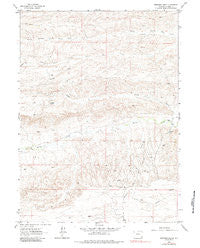 Dereemer Ranch Wyoming Historical topographic map, 1:24000 scale, 7.5 X 7.5 Minute, Year 1962